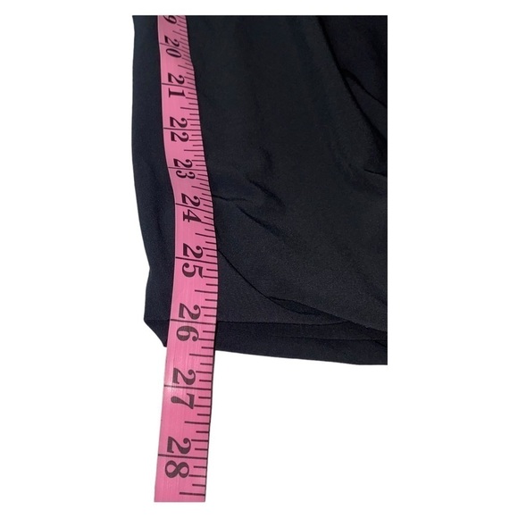 Talbots Women’s Athleisure Black Pull-On Lightweight Red Plaid Lined Pants Sz XL - Picture 9 of 11